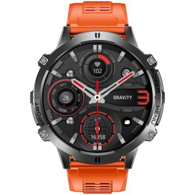 5. Smartwatch Gravity Czarny Pasek + Bransoleta GT42-5