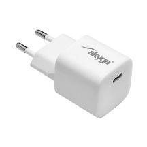 AKYGA ŁADOWARKA SIECIOWA 25W USB-C PD GAN 5-12V / 2.08-3A BIAŁA AK-CH-22