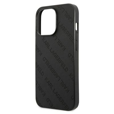 6. Etui Karl Lagerfeld Perforated Allover na iPhone 13 Pro / 13 6,1" - czarne
