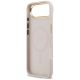 7. Etui Guess Grained Strass Logo MagSafe na iPhone Air - różowe
