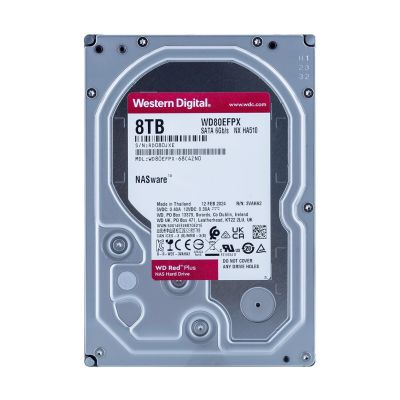 2. Dysk HDD WD Red Plus WD80EFPX (8 TB ; 3.5"; 256 MB; 5640 obr/min)
