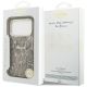 8. Etui Guess Python Pattern MagSafe na iPhone 17 Pro / 18 Pro - brązowe