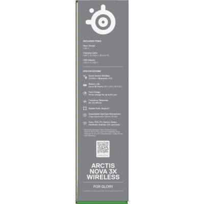 12. Słuchawki Steelseries Arctis Nova 3X Wireless for Xbox, czarne