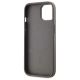 7. Etui DKNY Leather Checkered Mono Pattern MagSafe na iPhone 15 Plus - beżowe