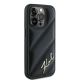 4. Etui Karl Lagerfeld Diagonal Quilted Script na iPhone 15 Pro Max - czarne