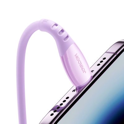 6. Kabel Joyroom S-A59 Vibrant Series 60W USB-C - USB-C 1,2m - fioletowy