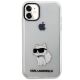 10. Etui Karl Lagerfeld Ikonik Choupette na iPhone 11 / Xr - przezroczyste