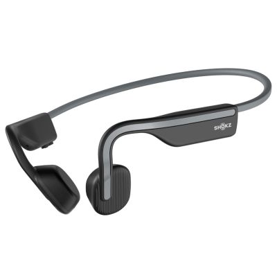 11. Słuchawki bezprzewodowe kostne Shokz OpenMove USB-C szare