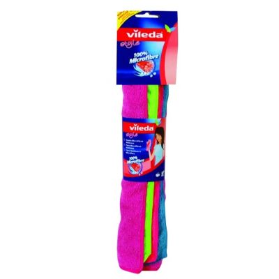 8. Ściereczka Vileda Mikrofibr COLORS EXTRA LARGE 4szt