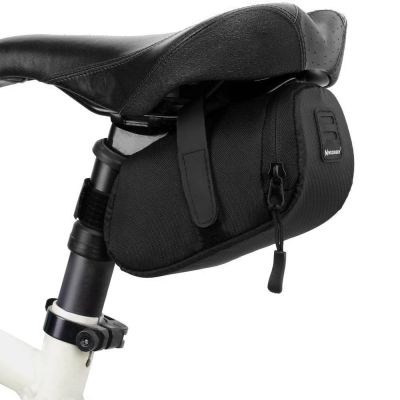 13. Wozinsky mała torba rowerowa pod siodełko 0,6 l czarny (WBB8BK black)