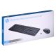 9. Zestaw klawiatura + mysz HP 230 Wireless Mouse and Keyboard Combo bezprzewodowe czarne 18H24AA