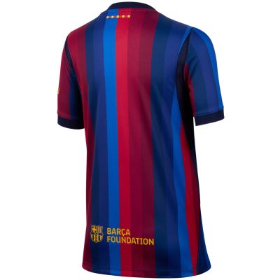 3. Koszulka dla dzieci Nike FC Barcelona 2026/27 Stadium Home bordowo-niebieska II1624 683