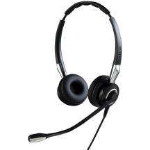 Jabra Biz 2400 II QD Duo NC Zestaw słuchawkowy Przewodowa Opaska na głowę Biuro/centrum telefoniczne Czarny, Srebrny