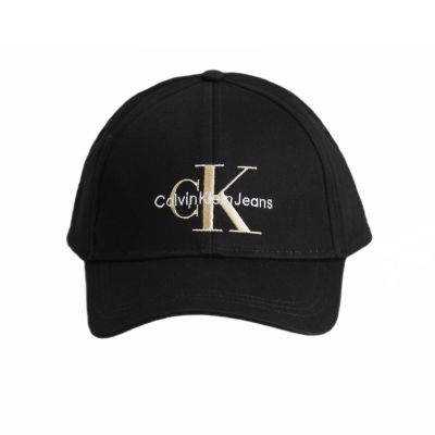 2. Czapka z daszkiem bejsbolówka Calvin Klein Jeans Monogram Cap Czarna - K50K510061-0GQ