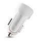 2. Dudao zestaw samochodowa ładowarka 2x USB 2.4A + kabel przewód USB 3w1 Lightning / Typ C / micro USB biały (R7 white)