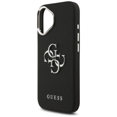 6. Etui Guess Grained Big 4G Classic Logo na iPhone 17 - czarne