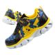 Leomil buty sportowe dziecięce sneakersy Pokemon lekkie na rzep LED czarne żółte