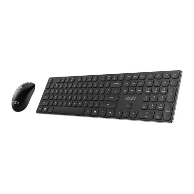 2. MSI FORGE K210 WIRELESS COMBO klawiatura Dołączona myszka Dom/Biuro USB Czarny