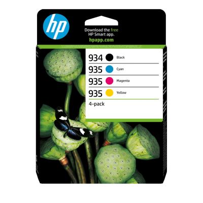 HP 934 BLACK / 935 CMY INK/CARTRIDGE 4-PACK