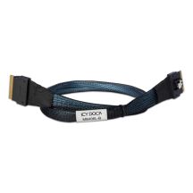 Icy Dock MB406L-B kabel SAS 0,5 m Czarny
