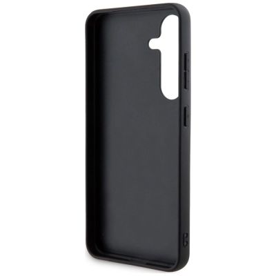 8. Etui DKNY Leather Checkered Mono Pattern & Printed Stripes na Samsung Galaxy S24+ - czarne