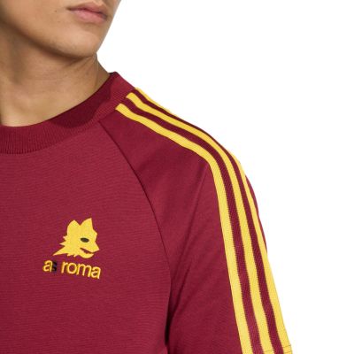 4. Koszulka męska adidas AS Roma Originals Tee bordowa JZ7185