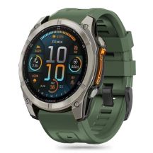 Pasek Tech-Protect Silicone na Garmin Fenix 5S / 5S PLUS / 6S / 6S Pro / 7S / 8 (43 MM) - zielony