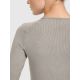 7. Longsleeve slim do jogi i pilatesu szybkoschnący damski 4F 4FWAW25TFLOF429-41A