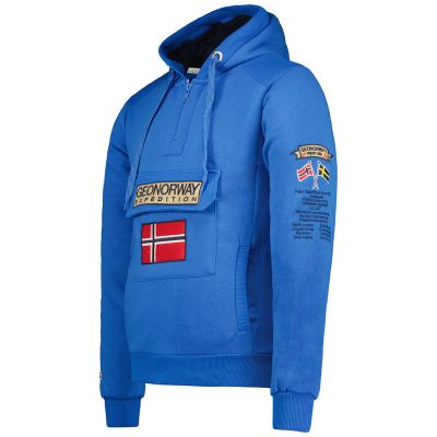 4. Bluza Geographical Norway Gymclass EO DB 100 M WU6582H/GNO-Royal Blue