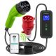 7. Qoltec Mobilna ładowarka do samochodu elektrycznego EV z regulacją 2w1 Typ2 | 7kW | 230V | CEE 3 PIN | Wi-fi| LCD | Przenośna | Wallbox | 5m
