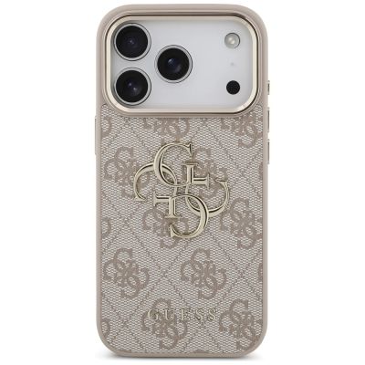 3. Etui Guess 4G Big 4G Classic Logo na iPhone 17 Pro / 18 Pro - różowo-złote