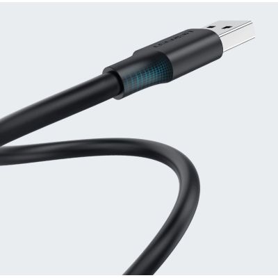 11. Ugreen kabel przewód USB 2.0 (męski) - USB 2.0 (męski) 1 m czarny (US128 10309)