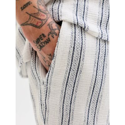 3. Jack&Jones męskie szorty JPSTJAIDEN COBA STRIPE JOG SHORTS REG SN 12274413 CLOUD DANCER/STRIPES
