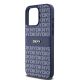 6. Etui DKNY Leather Mono Stripe & Metal Logo na iPhone 15 Pro Max - niebieskie