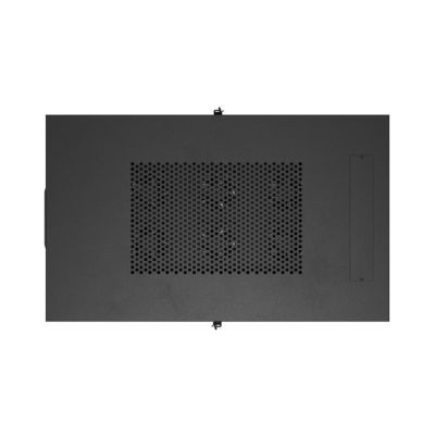 9. Szafa instalacyjna rack stojąca 19" 32U 600x1000 czarna drzwi perforowane LCD Lanberg (Flat Pack)
