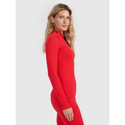 4. Bielizna termoaktywna bezszwowa (góra) damska 4F 4FWAW25USEAF205-62S