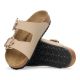 4. Birkenstock klapki ARIZONA FLOWER BUCKLE KIDS 1030439 SANDCASTLE (szerokość standardowa)