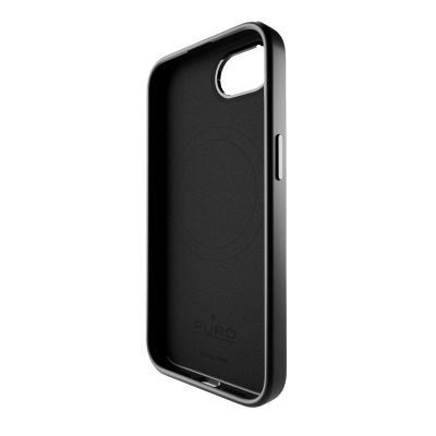 5. Etui silikonowe Puro Icon Mag Pro MagSafe do iPhone 16e/17e - czarne