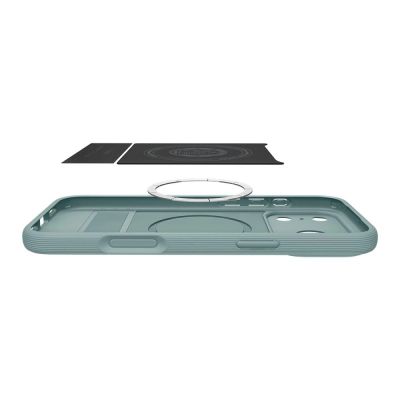 5. Etui Spigen Parallax "S" MagSafe na iPhone 17 Pro Max - zielone