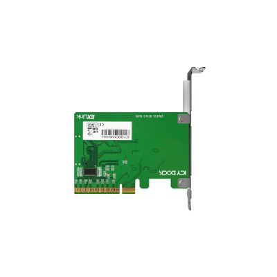 7. IcyDock slimSAS 8i to PCle 4.0 x8 PCle Adapter with Reciver