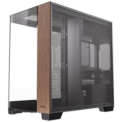 10. Antec C8 Curve Wood Full Tower Czarny, Przezroczysty, Drewno