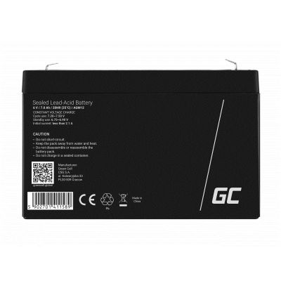 2. GREEN CELL AKUMULATOR ŻELOWY AGM12 6V 7AH