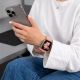 6. Pasek Tech-Protect NylonLoop na Apple Watch 40 / 41 / 42 mm - różowy