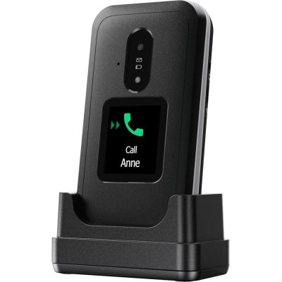 10. Doro Leva E30 7,11 cm (2.8") 142,7 g Czarny, Biały Telefon funkcjonalny