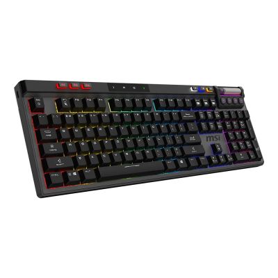 3. MSI STRIKE PRO WIRELESS klawiatura Gaming USB + Bluetooth QWERTY US English Czarny