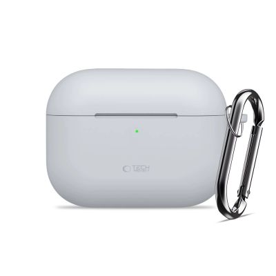 2. Etui Tech-Protect Silicone Hook na AirPods Pro - szare