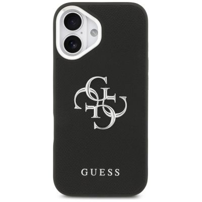 3. Etui Guess Grained Big 4G Classic Logo na iPhone 17 - czarne