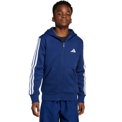 4. Bluza dla dzieci adidas Essentials Full-Zip granatowa JY4980