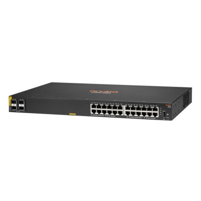 2. Aruba 6100 24G Class4 PoE 4SFP+ 370W Zarządzany L3 Gigabit Ethernet (10/100/1000) Obsługa PoE 1U Czarny