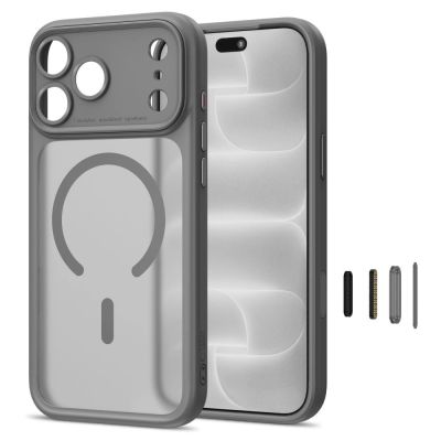 2. Etui Tech-Protect MagPeak MagSafe CC na iPhone 18 Pro Max / 17 Pro Max - szare matowe
